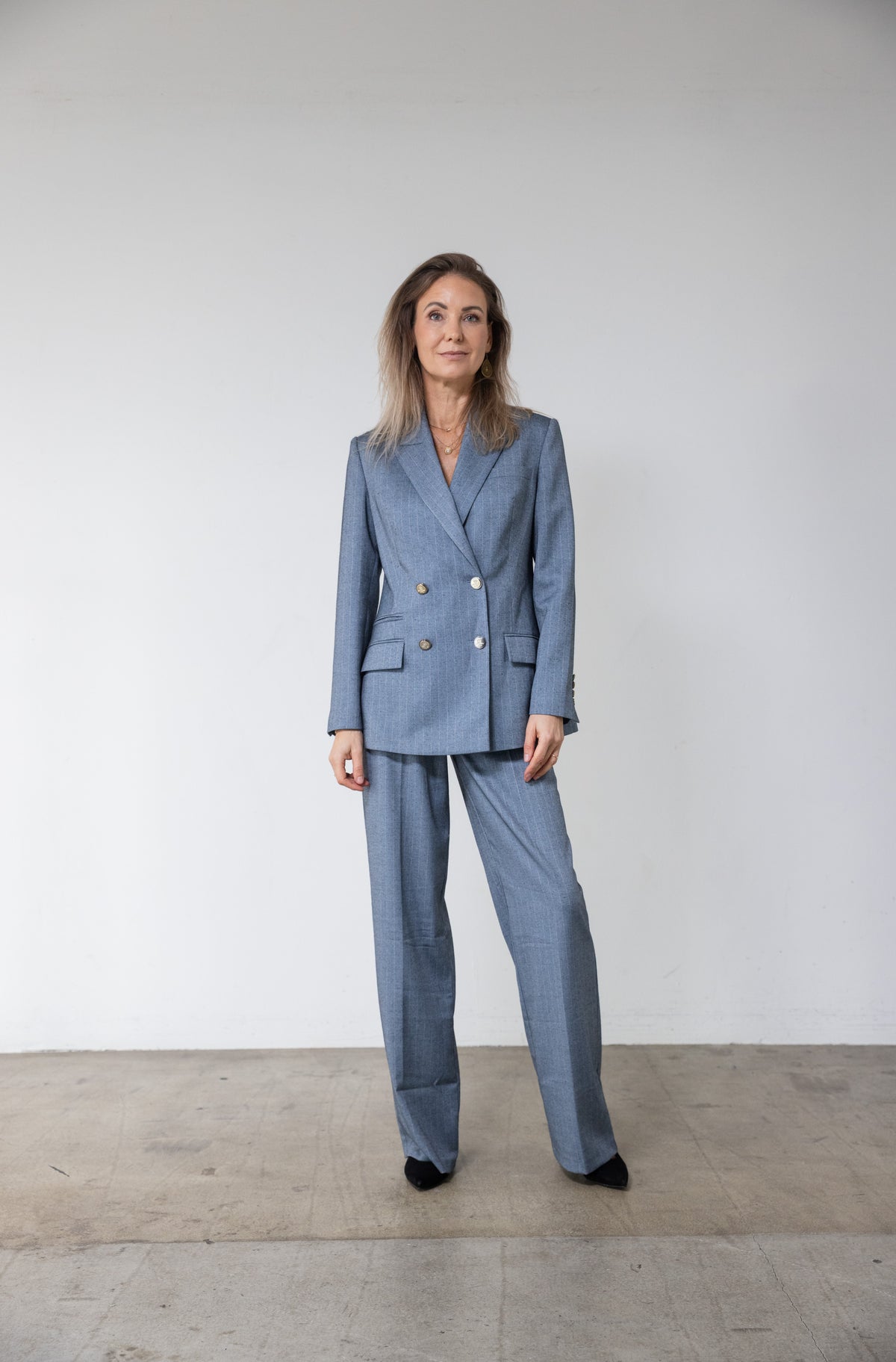 Rikke Pinstripe Blazer