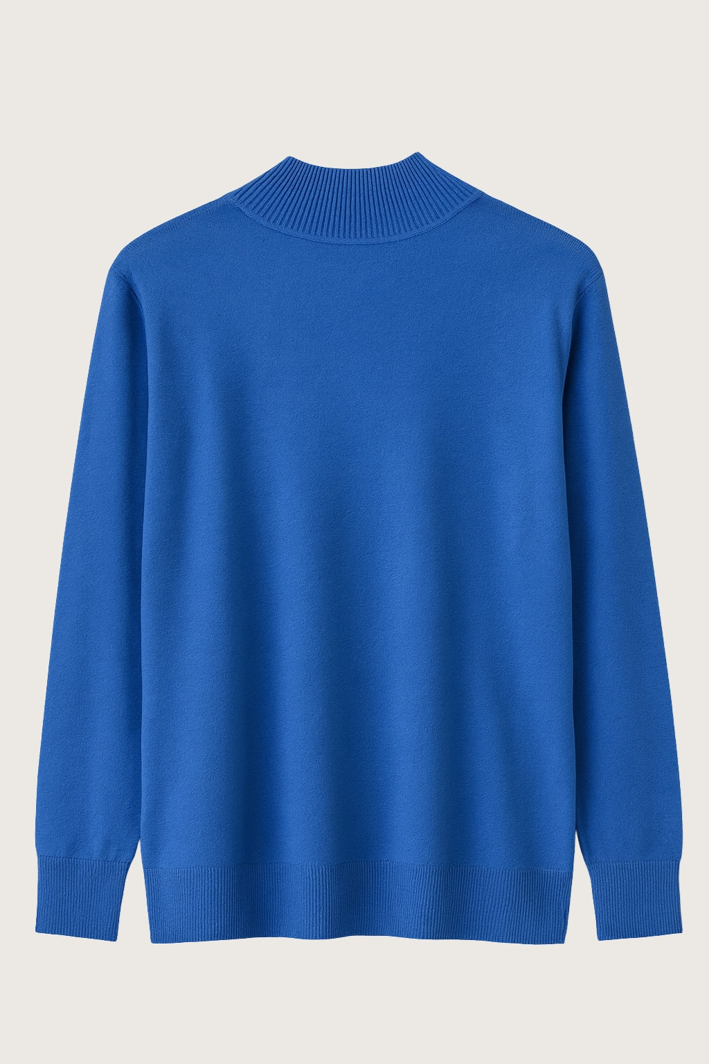 Royal blå langærmet bluse til kvinder