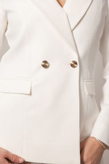 Single-Breasted blazer white
