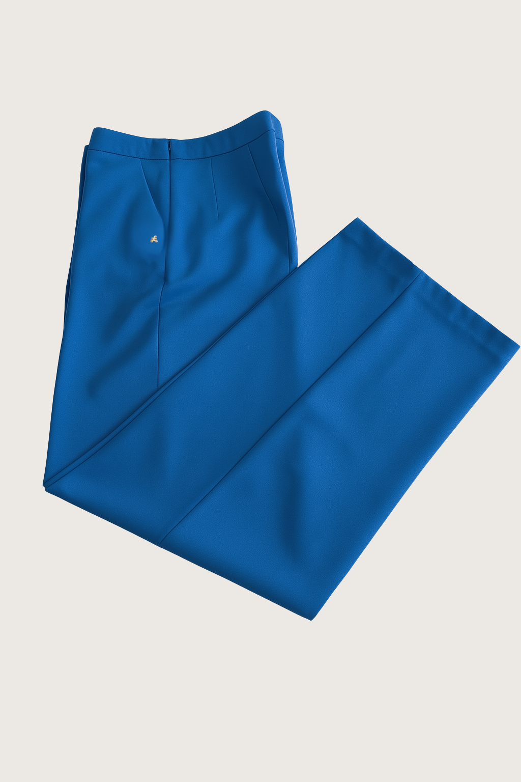 Koboltblå wide bukser