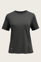 Kortærmet sort tshirt kvinder