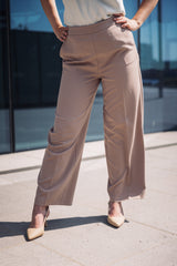 LA SUITs beige bukser til kvinder