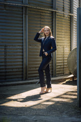 Marineblå jakkesæt til kvinder fra LA SUIT