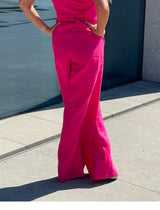 LA SUITs pink habitbukser i hør til kvinder