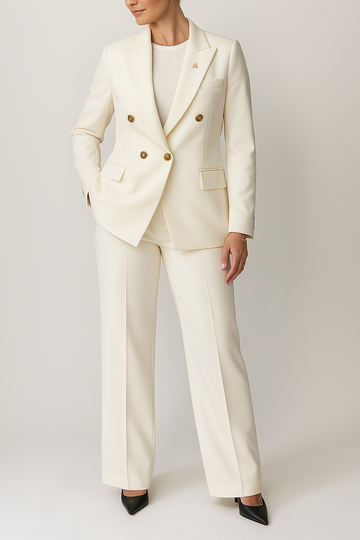 women suit i white