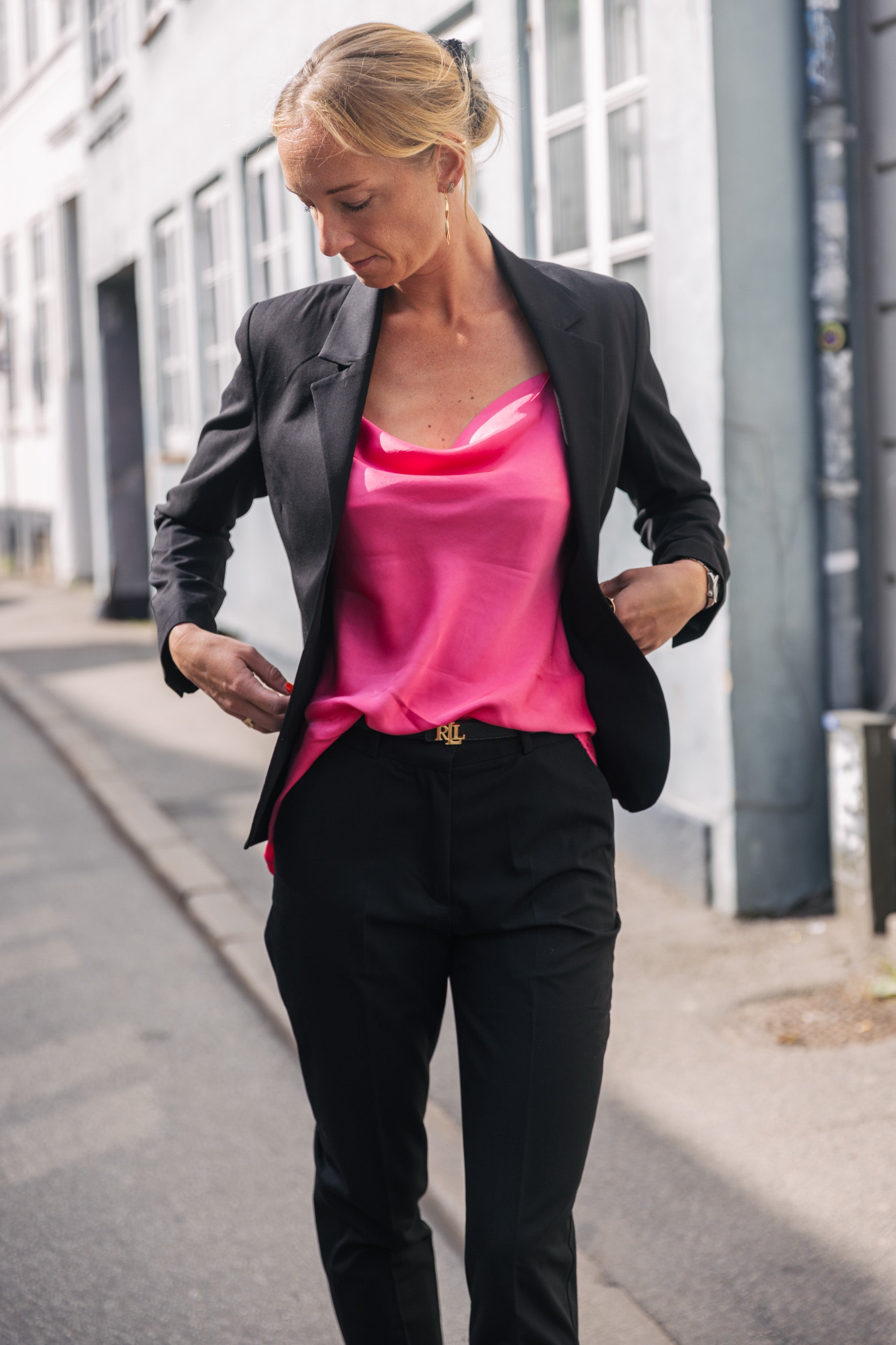 LA SUITs pink top til kvinder