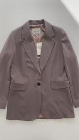 Video_oversized taupe blazer til kvinder LA SUIT