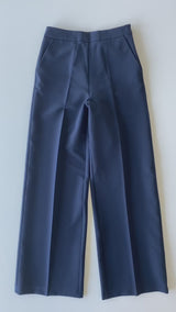 Video_LA SUITs navy blå vide bukser til kvinder