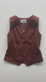 Video_LA SUITs brune vestsæt i hør til kvinder