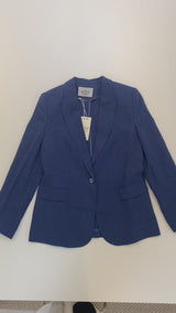 Video_LA SUITs blå blazer i hør