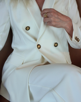 Jakkesæt i hvid til kvinder