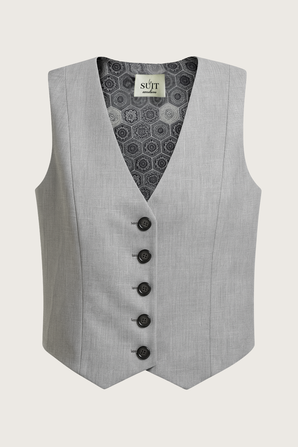 Vest og bukser i grå